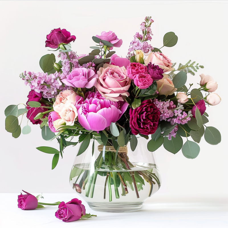 What do the 99 roses of different colors, red, white, pink, yellow and champagne, from Glasgow mean?