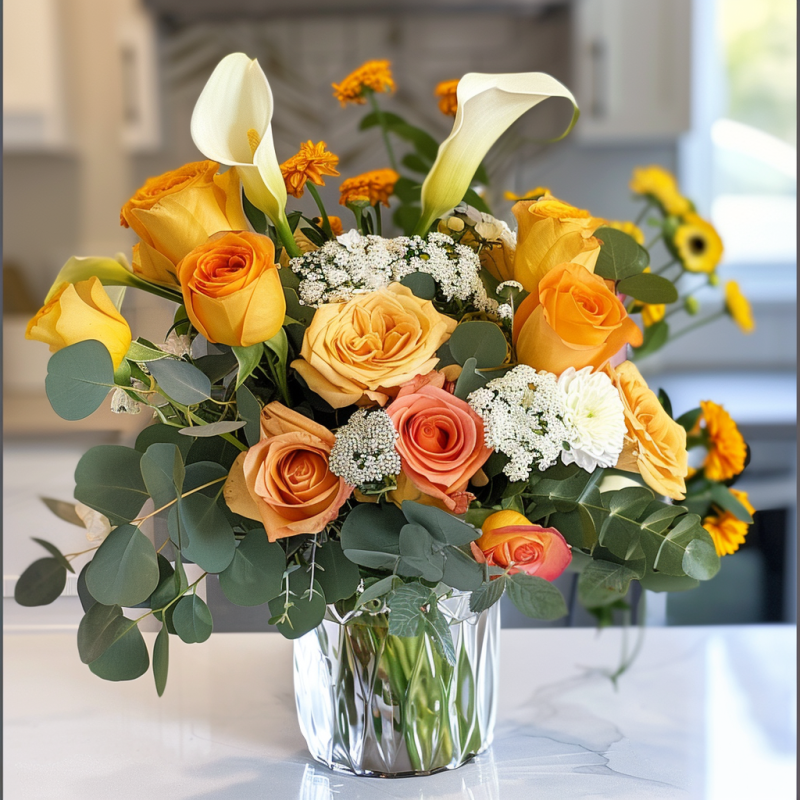 How to write the copywriting for the Erdington couple's opening ceremony flower basket